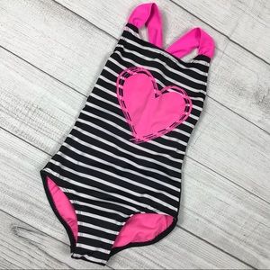 Girls One Piece Swimsuit Size XS (4-5)